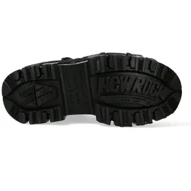 New Rock "Plateau Boots Wall106-S12", Herren, Gr. 39 Normalschaft, schwarz, Obermaterial: 100% Rindnappaleder CNA., Schuhe Sneaker, Handgefertigt, Made in Spain
