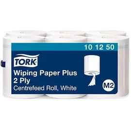 TORK Putztuchrollen Advanced M2 2-lagig weiß, 457 Blätter, 6 Rollen