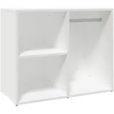 vidaXL Kleiderschrank Weiß 80x40x65 cm Holzwerkstoff