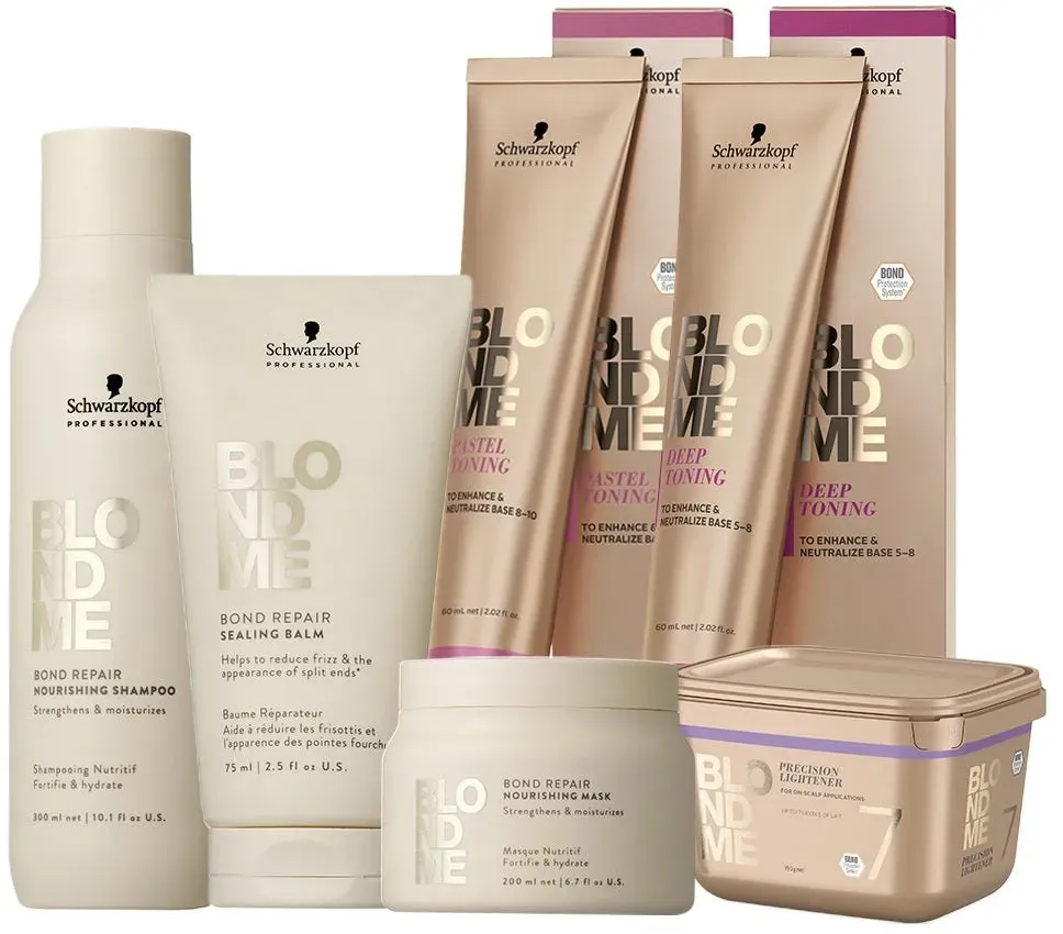 Schwarzkopf Blondme Colour Warm Blonde Bundle
