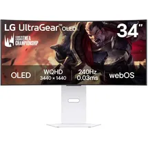 LG UltraGear 34GX90SA-W 34" Weiß