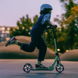 Movino City Light LED-Cityscooter Blau