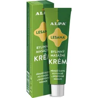 ALPA Massagecreme mit Sibirische Tanne Lesana 40 g – für belebende Körpermassagen und Erleichterung von Ermüdung und Kopfschmerzen