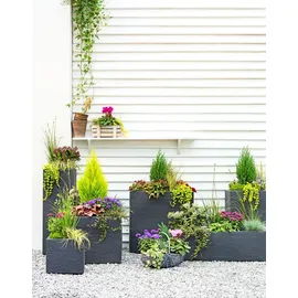 Dehner Palermo 80 x 30 x 30 cm Dunkelgrau