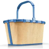 Reisenthel carrybag frame raffia blue
