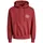 JACK & JONES Hoodie Rot/Weiß L