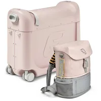 Stokke JetkidsTM BY STOKKE® Aufsitzkoffer BedBoxTM mit Crew BackPackTM Pink