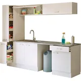 Flex-Well »L-240-1902-000-Lucca«, (Komplett-Set), Gesamtbreite 240 cm, inkl. Einbauspüle