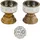Marrakesch Orient & Mediterran Interior 2er Set Boho Deko Teelichthalter Kerzenständer aus Holz Hamida