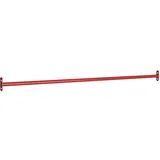 vidaXL Turnstangen 3 Stk. 125 cm Stahl Rot