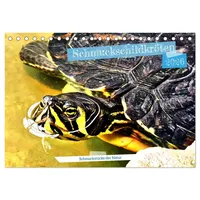 Calvendo Schmuckschildkröten - Schmuckstücke der Natur (Tischkalender 2026 DIN