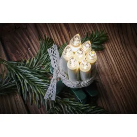 Krinner Superlight Bavaria Mini Flame 6er Set Elfenbein