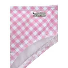 Buffalo Bandeau-Bikini Karo Kids Rosa/Weiß 122/128
