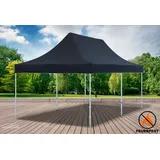 Faltpavillon Faltzelt Pavillon 3x6 FR Schwarz  Gartenzelt Klappzelt Wasserdicht