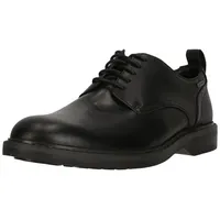 CLARKS Aldwin Lace GTX Lederschuhe schwarz (41.5), Wohnung, Schnürsenkel,