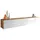 veneti P & B Lowboard D180 180x30x33 cm Weiß Hochglanz/Eiche Holzwerkstoff