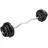 Gorilla Sports Hantelset 25 kg Curlstange 120 cm mit Gewichten 2x1,5 kg / 2x2,5 kg / 2x5 kg, Kunststoff