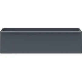 vidaXL Pflanzkasten 36 x 13,5 x 9,5 cm Grau