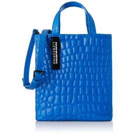 Liebeskind Berlin Kroko Paper Bag Tote S royalblau