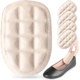 SULPO 4 Paare Fersensporn Einlagen - Fersenpolster Schuhe - Fersenpolster - Fersenkissen - Einlagen Fersensporn Damen & Herren - Heel Pads - Fersenspor Einlagen - Fersenpolster Silikon - Selbstklebend