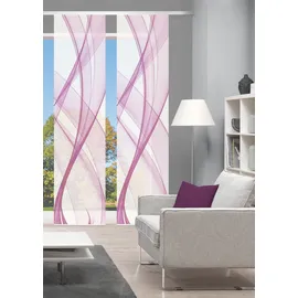 Vision S Schiebevorhang ¦ rosa/pink ¦ Synthetik ¦ Maße (cm): B: 60 H: 260