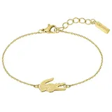 Lacoste Armband »Schmuck Edelstahl Armband Ankerkette CROCODILE«, 13714610-0 gelbgoldfarben