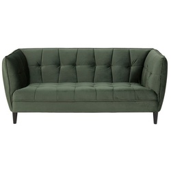 ebuy24 Sofa Jos 2,5 Personen Sofa in tannengrün mit schwarze, 1 Teile grün