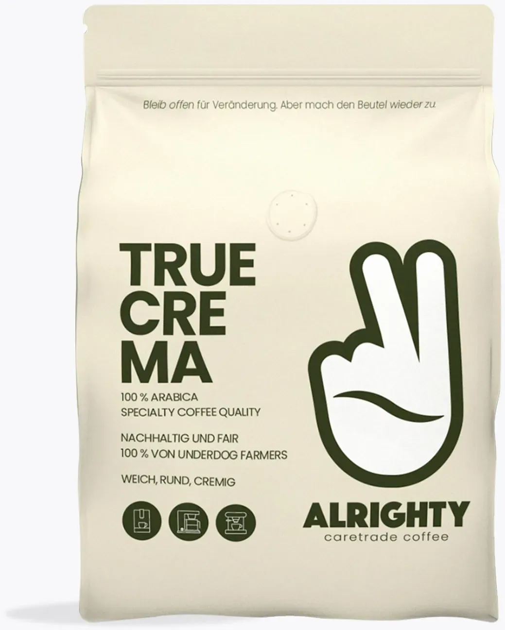 Alrighty True Crema 250g