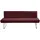 K+W Komfort & Wohnen Sitzbank Polsterbank rot 195 x 87 x 65 cm