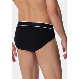 SCHIESSER 5er Pack Slips schwarz/weiß S