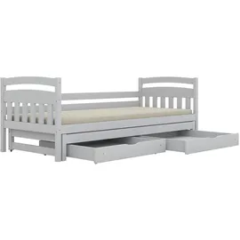 OEM Kinderbett Tosia 90 x 190 cm Kiefer massiv weiß
