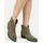 felmini wide fit Stiefelette Stiefelette Veloursleder - Grün - 36