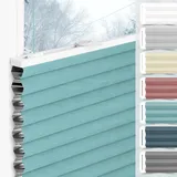 bobodeco Wabenplissee 75 x 220 cm weiß/weiß