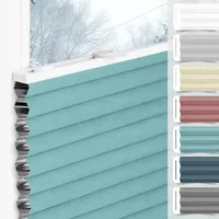 bobodeco Wabenplissee 75 x 220 cm weiß/weiß