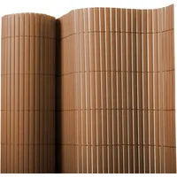 casa pura PVC Sichtschutzzaun 180 x 300 cm Braun