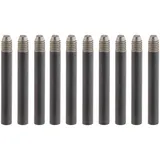 PEARL Zubehör zu Zündstahl: 10er-Set Zündstäbe für 3in1-Feuerstarter mit Notfall-Pfeife & Kompass (Magnesium-Anzünder, Feuerstahl-Anzündhilfen, Ewige Streichholz)