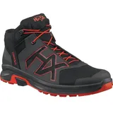 Haix CONNEXIS Go GTX mid schwarz/rot Mikrofaser/Textil 42