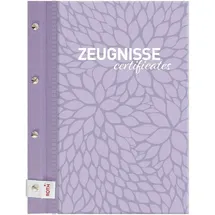 ROTH Zeugnismappe Pattern mit Buchschrauben Lila Paradise