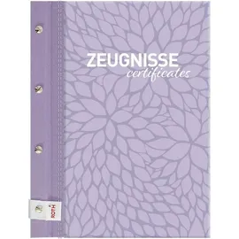 ROTH Zeugnismappe Pattern mit Buchschrauben Lila Paradise