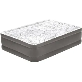 BESTWAY TriTech® Doppelluftbett Fashion FlockTM mit integrierter Elektropumpe 203 x 152 x 56 cm