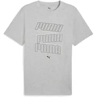 Puma Unisex ESS Logo LAB HOG Tee T-Shirts, Light