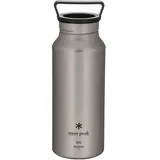 Snow Peak Aurora Titanium 0.8L grauschwarz Trinkflasche