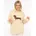 Hoodie Damen Gr S/M Sweatware Obermaterial Baumwolle Polyester unifarben comfort fit hüftbedeckend ohne Ausschnitt angesetztes Bündchen Sweatshirts Hoodie Stickerei vorne weiche Fleece Innenseite bedruckte Kordel