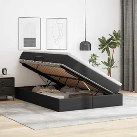 vidaXL Aufbewahrungsbett 140 x 200 cm Schwarz