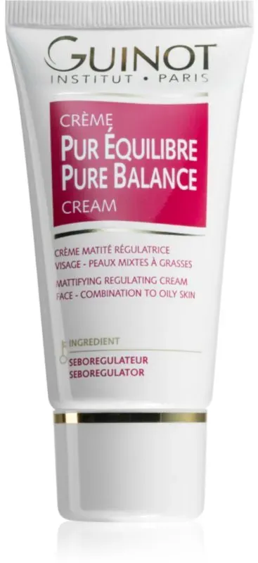 Guinot Pure Balance Creme zum Normalisieren von fettiger Haut zur Porenverfeinerung und für ein mattes Aussehen der Haut 50 ml
