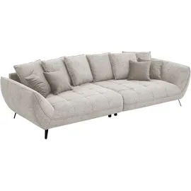 exxpo - sofa fashion Big-Sofa EXXPO - SOFA FASHION "Triton Mega Sofa,toller Sitzkomfort, Steppung im Sitz, Breite 311cm", beige, B:311cm H:95cm T:130cm, Sofas, Big-Sofa, inkl.10-teiliges Kissenset,gemütliches Megasofa,viel Platz zum Relaxen