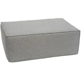Mendler L-Sofa HWC-O54 mit Ottomane hellgrau
