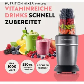 GOURMETmaxx Nutrition Mixer Pro 1.000 Standmixer