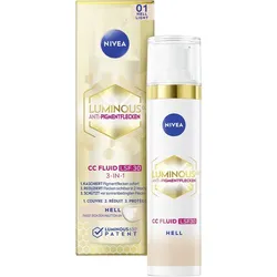 NIVEA LUMINOUS630® Anti-Pigmentflecken CC Fluid 3in1 Hell Pflege bei Pigmentflecken 40 ml Damen 