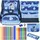 Herlitz Loop Plus 10-tlg. Cosmic Explorer blau
